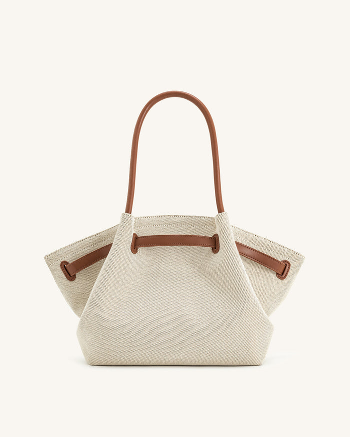 Nora Tote – Oat (Canvas)