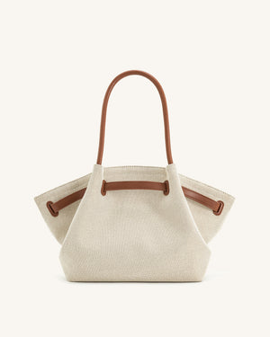 Nora Tote – Oat (Canvas)