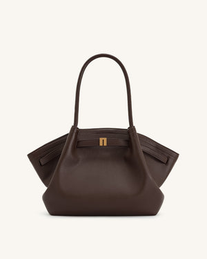 Nora Tote - Dark Brown(Classic Smooth)
