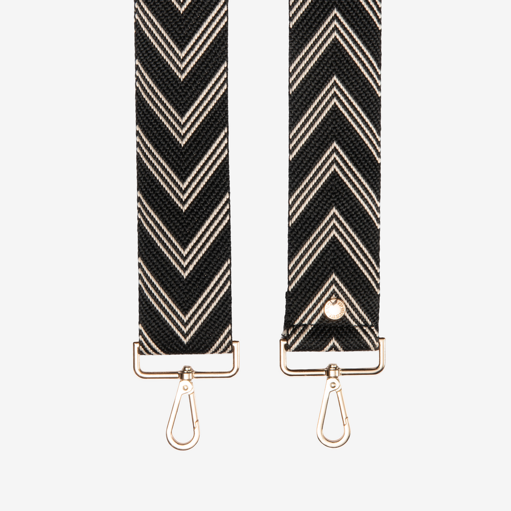 Midnight Chevron Crossbody Strap